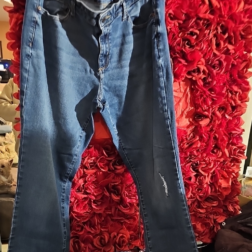 Sonoma Womens Stylish Blue Denim Jeans Size